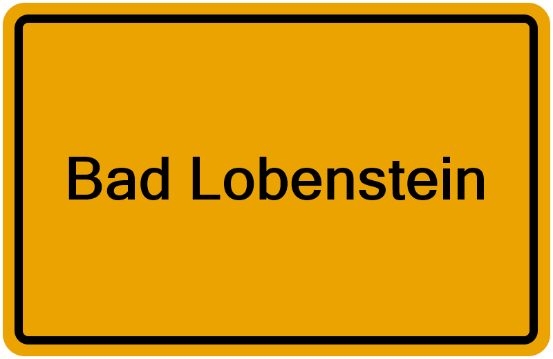 Handelsregisterauszug Bad Lobenstein